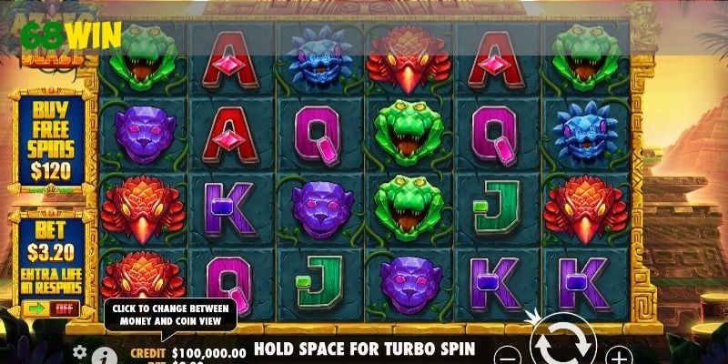 Trải nghiệm quay thưởng Aztec Blaze đầy màu sắc